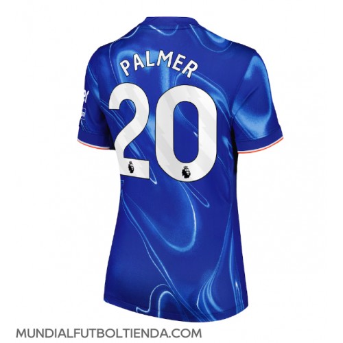 Camiseta Chelsea Cole Palmer #20 Primera Equipación Replica 2024-25 para mujer mangas cortas